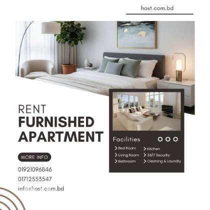 Fully Furnished Apartments for Rent in Bashundhara R/A
